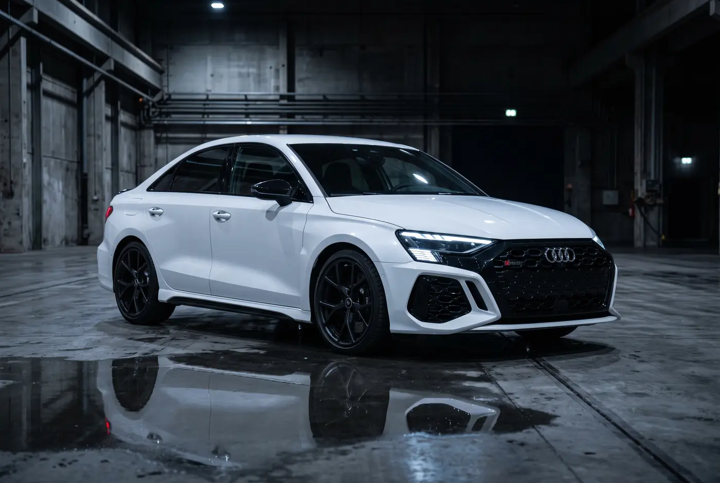 Audi RS3 Facelift in Weiß