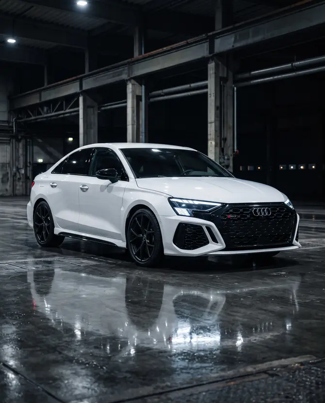 Audi RS3 Facelift in Weiß