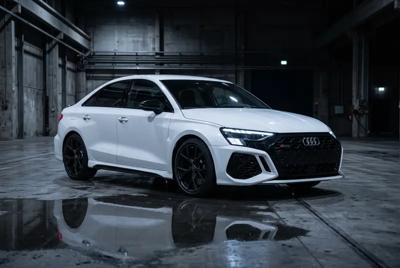Audi RS3 Facelift in Weiss